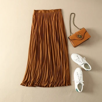 Women New 2020 Spring and Summer Skirt Draped A-line Pleated Midi Skirt
Women New 2020 Spring and Summer Skirt Draped A-line Pleated Midi Skirt