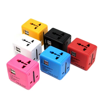 Universal Travel Adapter Multiple Color International Power Adapter All-In-One with 2.1a USB Power Charger Converter EU UK US AU
Universal Travel Adapter Multiple Color International Power Adapter All-In-One with 2.1a USB Power Charger Converter EU UK US AU