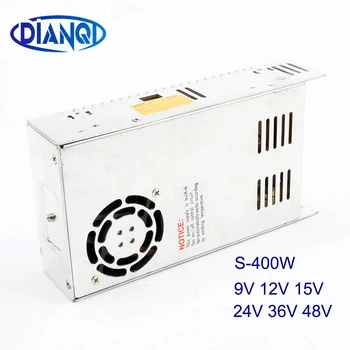 

400W 36V 11A Single Output Switching power supply High Quality AC to DC 5V 9V 12V 15V 24V 48V Power Supply S-400-36