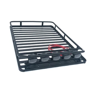 Luggage Roof Rack Carrier with 5 LED Light Bar for 1/10 RC Crawler Truck D90 Axial SCX10 90046 Model Toy
Luggage Roof Rack Carrier with 5 LED Light Bar for 1/10 RC Crawler Truck D90 Axial SCX10 90046 Model Toy