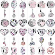 New Pink Style Flowers Tree Love Heart Infinite Charm Sparkling Beads Fit Original Pandora Bracelet Women 925 Silver Jewelry DIY
New Pink Style Flowers Tree Love Heart Infinite Charm Sparkling Beads Fit Original Pandora Bracelet Women 925 Silver Jewelry DIY