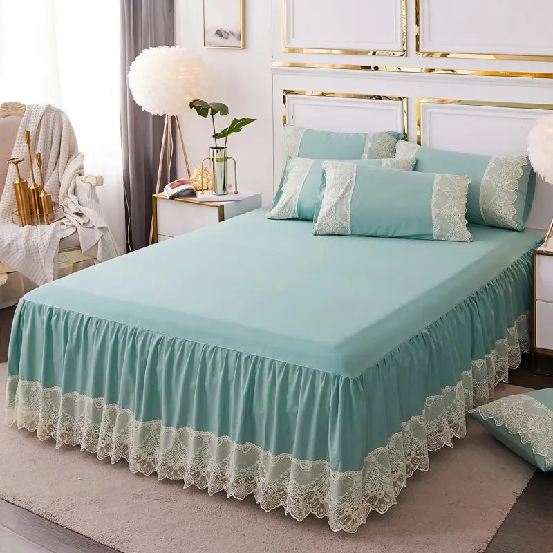 Bed Skirt 100% Cotton Solid Bed Mattress Set Solid color Home Textile Bedding Sets Bed Sheet With Pillow Covers bedsheets
Bed Skirt 100% Cotton Solid Bed Mattress Set Solid color Home Textile Bedding Sets Bed Sheet With Pillow Covers bedsheets