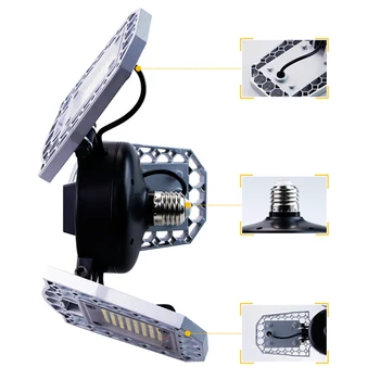 New LED Garage Lights Barn Light LED Garage Lighting Deformable Light 6500K 60W Ceiling Lamp LED Working Light
New LED Garage Lights Barn Light LED Garage Lighting Deformable Light 6500K 60W Ceiling Lamp LED Working Light