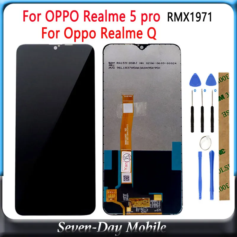 LCD for OPPO Realme 5 pro RMX1971 LCD display touch panel screen digiziter sensor assembly lcds For Oppo Realme Q LCD Display
LCD for OPPO Realme 5 pro RMX1971 LCD display touch panel screen digiziter sensor assembly lcds For Oppo Realme Q LCD Display