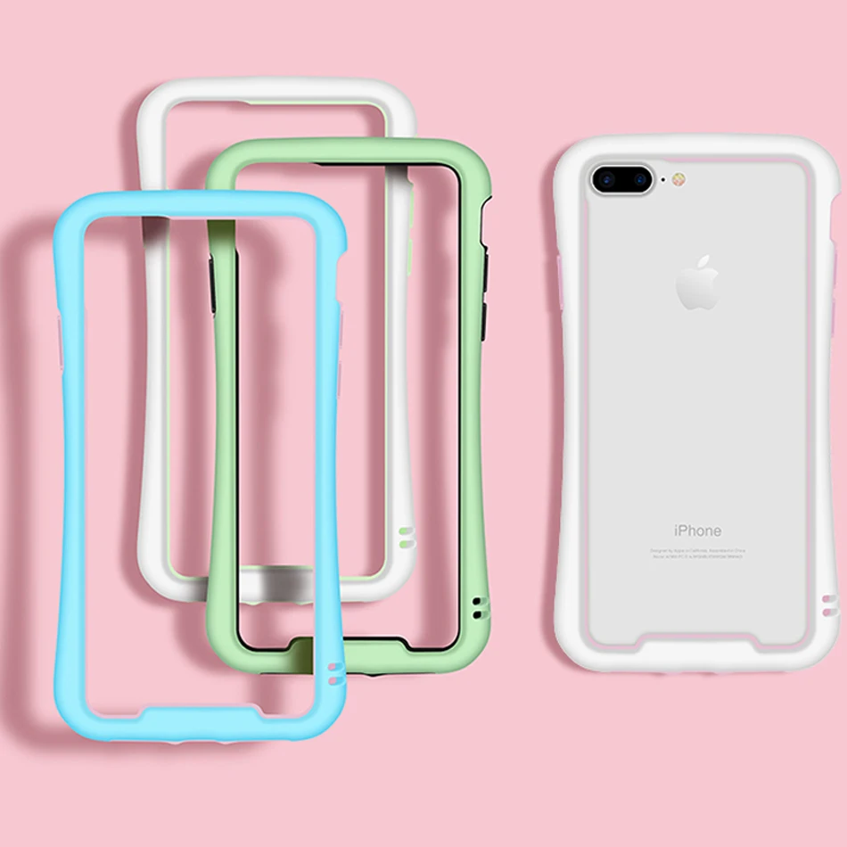 Soft bumper for iPhone 8 Plus case TPU Silicone Anti-Knock case for iPhone 7 bumper for iPhone 6 case for iPhone 6S Plus cover
Soft bumper for iPhone 8 Plus case TPU Silicone Anti-Knock case for iPhone 7 bumper for iPhone 6 case for iPhone 6S Plus cover