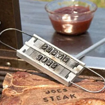New BBQ Brand Imprint 55 Letters Personality BBQ Branding Iron Wooden handle Alphabet Changeable BBQ Tools Marking Stamp Gadgets
New BBQ Brand Imprint 55 Letters Personality BBQ Branding Iron Wooden handle Alphabet Changeable BBQ Tools Marking Stamp Gadgets