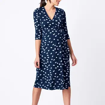 Maternity Nursing Dress Summer Loose Pregnancy Breastfeeding Dress V Neck Short Sleeve Dot Print Pregnancy Dresses #20
Maternity Nursing Dress Summer Loose Pregnancy Breastfeeding Dress V Neck Short Sleeve Dot Print Pregnancy Dresses #20