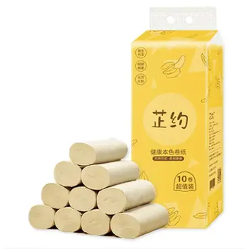 10 Rolls Natural Wood Pulp Toilet Paper Towels Embossed Thickened Food Grade Household No Core Absorbent Tissue
10 Rolls Natural Wood Pulp Toilet Paper Towels Embossed Thickened Food Grade Household No Core Absorbent Tissue