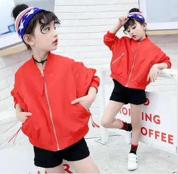 New 100 children's jacket girls' spring and autumn jacket big children's letter bomber children's clothing
New 100 children's jacket girls' spring and autumn jacket big children's letter bomber children's clothing