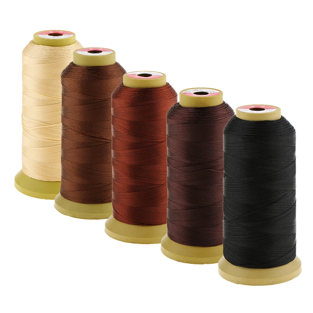 5 Spool Hair Sewing Weave Thread Kit, for Extension Bangs Wigs Decor, 0.4MM Sew Weaving Weft Braids Thread Set 5 Spool Hair Sewing Weave Thread Kit, for Extension Bangs Wigs Decor, 0.4MM Sew Weaving Weft Braids Thread Set