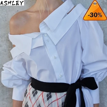 Hollow Out White Women's Shirts Off Shoulder Slash Neck Lantern Long Sleeve Female Shirt Blouse 2020 Autumn New
Hollow Out White Women's Shirts Off Shoulder Slash Neck Lantern Long Sleeve Female Shirt Blouse 2020 Autumn New