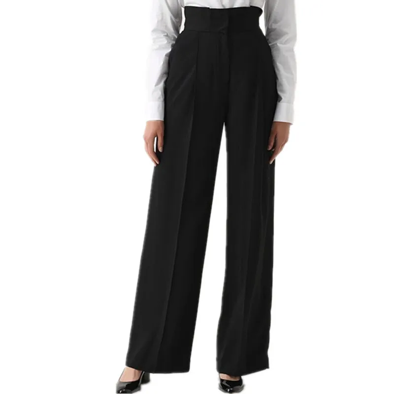 Cross-Border Supply European And American-Style Hot Selling Fashion High-waisted Pleated Zipper Waist String Have Hidden Button
Cross-Border Supply European And American-Style Hot Selling Fashion High-waisted Pleated Zipper Waist String Have Hidden Button