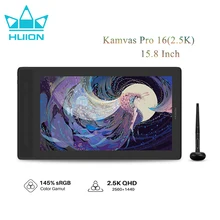 HUION Kamvas Pro 16 2.5K Drawing Monitor 145% sRGB QHD Screen Graphics Tablet Display 15.8 Inch Full Laminated Battery Free Pen
HUION Kamvas Pro 16 2.5K Drawing Monitor 145% sRGB QHD Screen Graphics Tablet Display 15.8 Inch Full Laminated Battery Free Pen