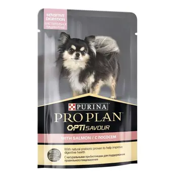 Влажный корм Purina Pro Plan для собак с чувствительным пищеварением мелких пород, лосось в соусе, пауч, 100 г
Влажный корм Purina Pro Plan для собак с чувствительным пищеварением мелких пород, лосось в соусе, пауч, 100 г