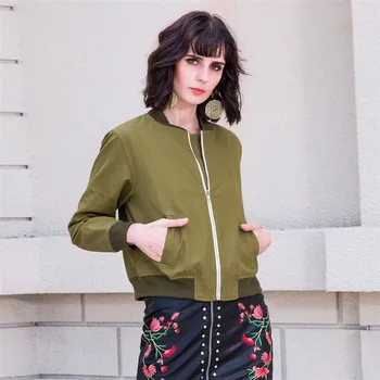Women Long Sleeve Zipper O Neck Fashion Autumn Coats Short Winter Jackets Fall Elegant Casual Warm Bomber Jackets Slim Outerwear
Women Long Sleeve Zipper O Neck Fashion Autumn Coats Short Winter Jackets Fall Elegant Casual Warm Bomber Jackets Slim Outerwear