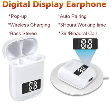 EastVita i99 TWS Wireless Bluetooth Earbuds LED Digital Display 5.0 Bluetooth Headphone Stereo Wireless Charging Headset r45
EastVita i99 TWS Wireless Bluetooth Earbuds LED Digital Display 5.0 Bluetooth Headphone Stereo Wireless Charging Headset r45
