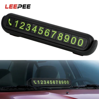 LEEPEE UniversalCar Sticker With Fragrance Tank Luminous Telephone Number Card Car Temporary Parking Card Hidden Number Plate
LEEPEE UniversalCar Sticker With Fragrance Tank Luminous Telephone Number Card Car Temporary Parking Card Hidden Number Plate