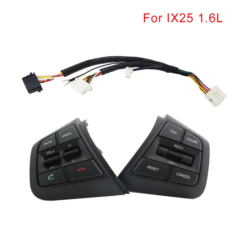 Racing Steering wheel sport Cruise Control Buttons For Hyundai ix25 (creta) 1.6L Remote Volume bluetooth switches auto parts
Racing Steering wheel sport Cruise Control Buttons For Hyundai ix25 (creta) 1.6L Remote Volume bluetooth switches auto parts