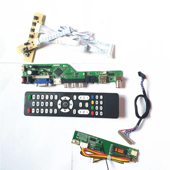 For N150X2-L01/L02 LCD panel monitor keyboard+Remote+Inverter LVDS 1CCFL 30Pin HDMI VGA USB AV RF T.V56 drive card board DIY kit
For N150X2-L01/L02 LCD panel monitor keyboard+Remote+Inverter LVDS 1CCFL 30Pin HDMI VGA USB AV RF T.V56 drive card board DIY kit