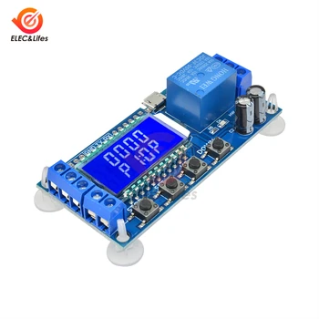 Digital LCD Display Time Delay Relay Module DC 6-30V 10A high and low level trigger switch 1 Way cycle timing delay relay module
Digital LCD Display Time Delay Relay Module DC 6-30V 10A high and low level trigger switch 1 Way cycle timing delay relay module