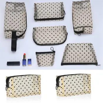 Bageek 1pc Large Capacity Mesh Cloth Cosmetic Pouch Cosmetic Organizer Bag Fashion Transparent Mesh Makeup Bag For Outdoor 
Bageek 1pc Large Capacity Mesh Cloth Cosmetic Pouch Cosmetic Organizer Bag Fashion Transparent Mesh Makeup Bag For Outdoor