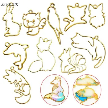 10 Pcs UV Crystal Epoxy Border Metal Frame Bird Dolphin Cat Pig Animal Shape Hollow Modeling Crafts DIY Accessories
10 Pcs UV Crystal Epoxy Border Metal Frame Bird Dolphin Cat Pig Animal Shape Hollow Modeling Crafts DIY Accessories
