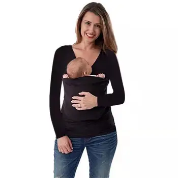 Multifunction Shirts Plus Size Baby Carrier Clothing Kangaroo T-Shirt For Father Mother With Baby Long sleeves Big Pocket Tops
Multifunction Shirts Plus Size Baby Carrier Clothing Kangaroo T-Shirt For Father Mother With Baby Long sleeves Big Pocket Tops