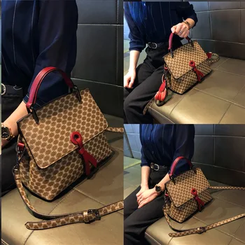Leather bag women's bag 2020 new fashion atmosphere ocean air single shoulder portable oblique satchel small bag 
Leather bag women's bag 2020 new fashion atmosphere ocean air single shoulder portable oblique satchel small bag