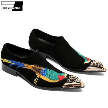 2019 New Fashion Cool Designer Style Business Shoes Metal Toe Mens Genuine Leather Slip On Loafers Formal Shoes Plus Size 37-46
2019 New Fashion Cool Designer Style Business Shoes Metal Toe Mens Genuine Leather Slip On Loafers Formal Shoes Plus Size 37-46