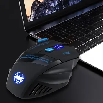 ZELOTES F14 2400 DPI 7 Buttons LED Optical Computer Mouse Wireless 2.4G Wireless Gaming Mouse Breathing Lights for PC laptop
ZELOTES F14 2400 DPI 7 Buttons LED Optical Computer Mouse Wireless 2.4G Wireless Gaming Mouse Breathing Lights for PC laptop