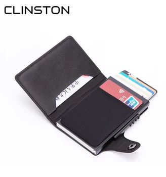 Men's Hasp Leather Card Wallet RFID Blocking Metal Alloy Card Holder Wallets Purse for Men 
Men's Hasp Leather Card Wallet RFID Blocking Metal Alloy Card Holder Wallets Purse for Men