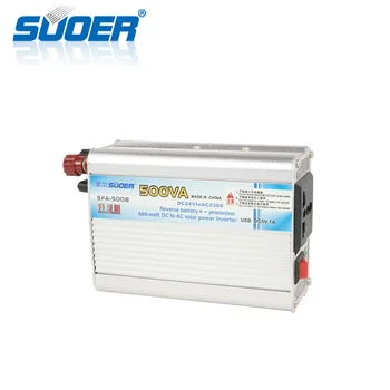 Suoer【 modified Sine Wave Inverter 】 modified Sine Wave Solar DC AC 24V 220V 500W Off Grid Inverter (SFA-500B)
Suoer【 modified Sine Wave Inverter 】 modified Sine Wave Solar DC AC 24V 220V 500W Off Grid Inverter (SFA-500B)