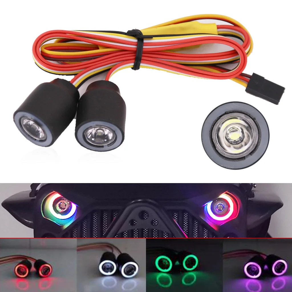 1pcs Multiple Colour RGB LED Lights with 60cm Cable For 1/10 RC Crawler Car SCX10 TRX4 D90 W-rangler RC Accessories
1pcs Multiple Colour RGB LED Lights with 60cm Cable For 1/10 RC Crawler Car SCX10 TRX4 D90 W-rangler RC Accessories