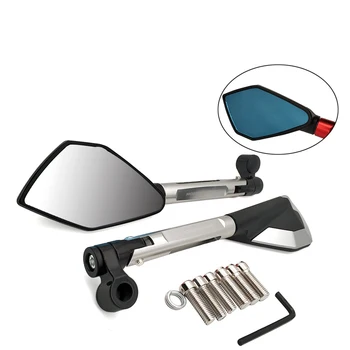Universal Motorcycle Aluminum Rear View Handle Bar End Side Rearview Mirrors For Kawasaki kdx 125 KTM Duke 200 390 125 690
Universal Motorcycle Aluminum Rear View Handle Bar End Side Rearview Mirrors For Kawasaki kdx 125 KTM Duke 200 390 125 690