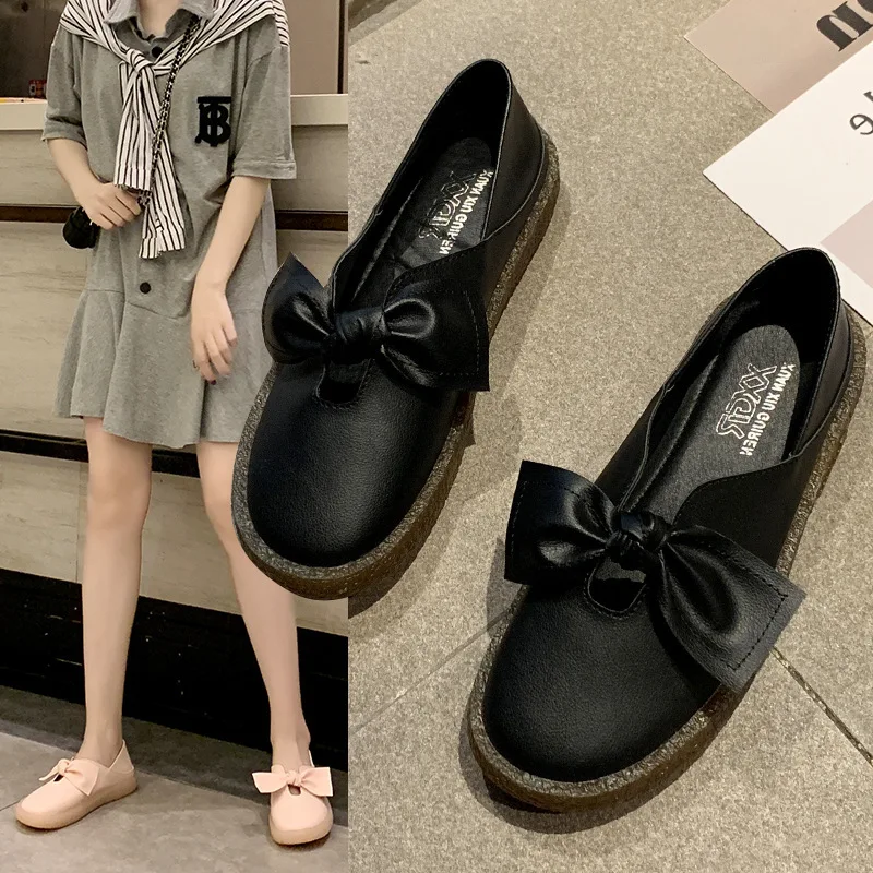 2019 Autumn New Style Flat Bow Solid Color Versatile Casual WOMEN'S Shoes round-Toe Tramsparent Base Low-Cut WOMEN'S Shoes
2019 Autumn New Style Flat Bow Solid Color Versatile Casual WOMEN'S Shoes round-Toe Tramsparent Base Low-Cut WOMEN'S Shoes