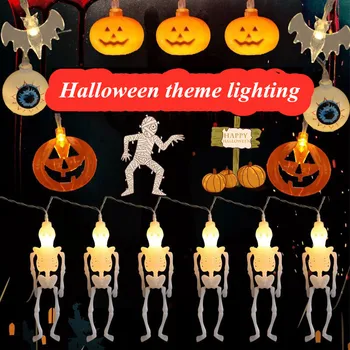 Led Skull Pumpkin String Fairy Light Halloween LED Led Fairy Ghost String Light Indoor Party Garden Garland lighting
Led Skull Pumpkin String Fairy Light Halloween LED Led Fairy Ghost String Light Indoor Party Garden Garland lighting