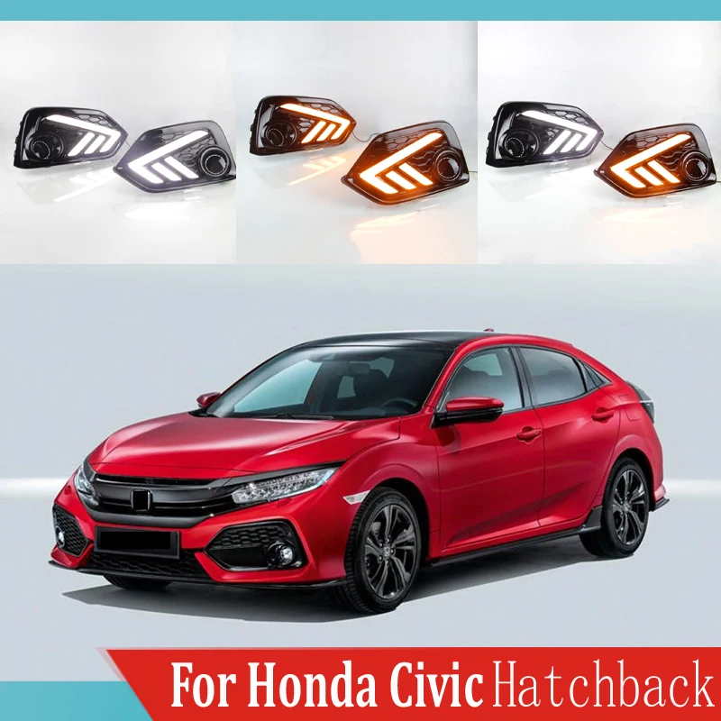 2pcs For Honda Civic Hatchback 2016-2018 LED Daytime Driving Running Light DRL Car Fog Lamp 6000K White Light Turn Yellow Light
2pcs For Honda Civic Hatchback 2016-2018 LED Daytime Driving Running Light DRL Car Fog Lamp 6000K White Light Turn Yellow Light