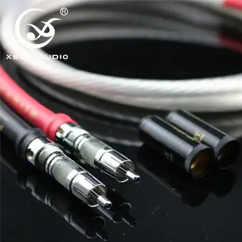 1 pair 0.5m ~ 5m XSSH Audio HiFi 12 core 8mm OCC OFC Silver Plated Male RCA to Male RCA Audio Line Cable XLR cables Wire Cord
1 pair 0.5m ~ 5m XSSH Audio HiFi 12 core 8mm OCC OFC Silver Plated Male RCA to Male RCA Audio Line Cable XLR cables Wire Cord