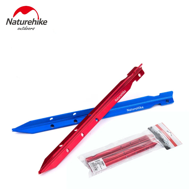 

Naturehike Camping Tent Accessories Outdoor Ground Nails 7001 Aluminium Alloy Tent Peg 25cm Sunshade Camping Ground Nails