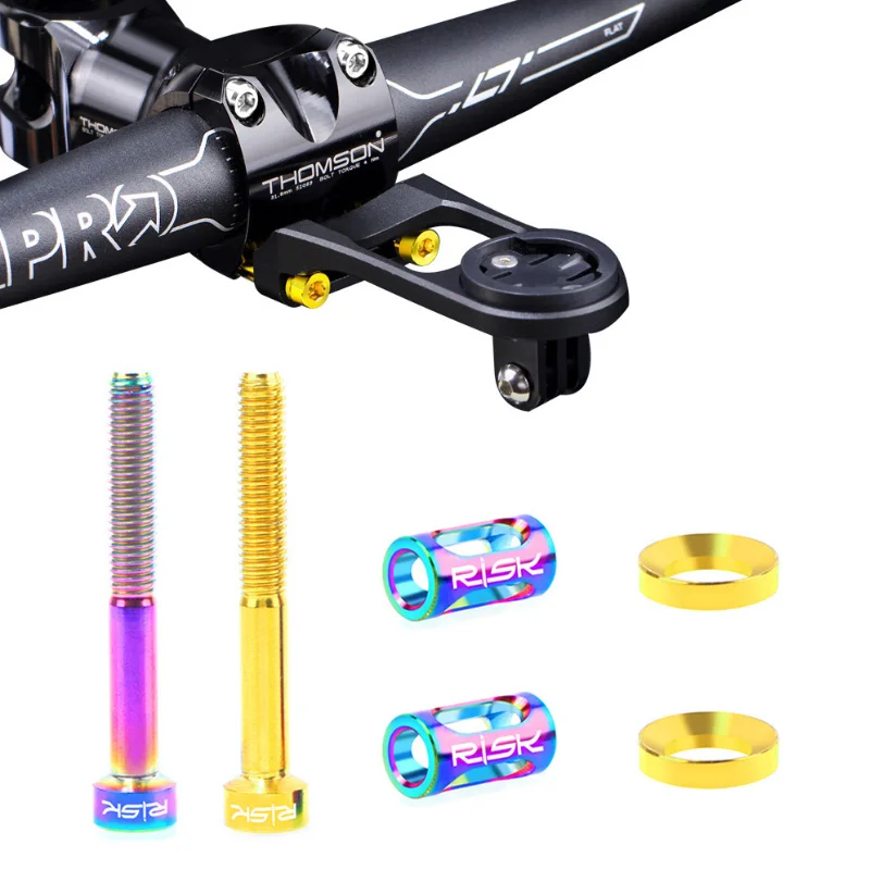 Bicycle Computer Mount Holder Fixing Bolt Titanium Computer Extension Handle Bolts Mounting Bracket Screws Extension Brackets
Bicycle Computer Mount Holder Fixing Bolt Titanium Computer Extension Handle Bolts Mounting Bracket Screws Extension Brackets
