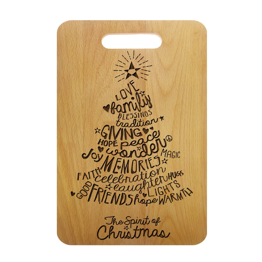 Christmas Tree Customizable Cutting Board Kitchen Christmas Decor The Spirit of Christmas Word Tree Wooden Bamboo Chopping Board
Christmas Tree Customizable Cutting Board Kitchen Christmas Decor The Spirit of Christmas Word Tree Wooden Bamboo Chopping Board