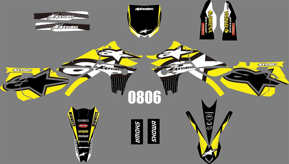 0806 Motorcycle Team Graphic & Backgrounds Decal Sticker Kits for YAMAHA YZ450F 2010 2011 2012 2013
0806 Motorcycle Team Graphic & Backgrounds Decal Sticker Kits for YAMAHA YZ450F 2010 2011 2012 2013