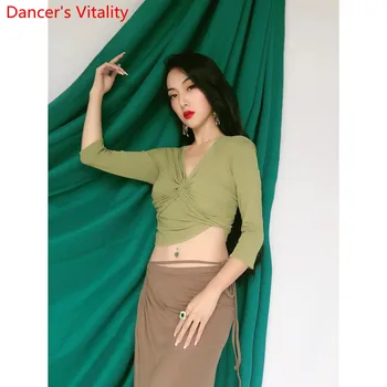 Belly Dance Practice Clothes Women Winter Long Sleeve Top Sexy Modal Drawstring Skirt Oriental Indian Dancing Training Garments
Belly Dance Practice Clothes Women Winter Long Sleeve Top Sexy Modal Drawstring Skirt Oriental Indian Dancing Training Garments