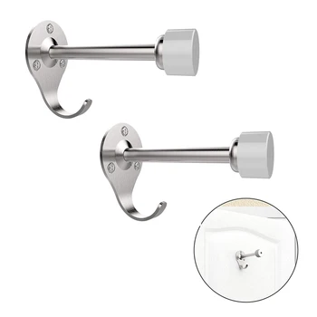 Big deal Door Stops Stainless Steel Door Stopper Wall Mount with Extra Hook for Increase Storage Space to Office & Home Improvem
Big deal Door Stops Stainless Steel Door Stopper Wall Mount with Extra Hook for Increase Storage Space to Office & Home Improvem