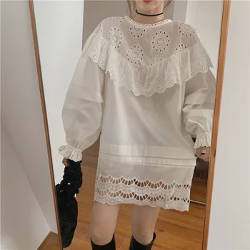 2020 Early Autumn New Style Korean-style CHIC Casual Versatile Industrial Lace jie pin Flounced Dress 
2020 Early Autumn New Style Korean-style CHIC Casual Versatile Industrial Lace jie pin Flounced Dress