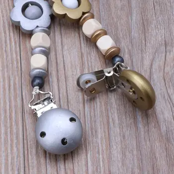 Cartoon Wooden Pacifier Chain Nipple Holder Dummy Clip Chain for Infant Toddler Baby Feeding Teether Pacifiers Leash Strap 40JC
Cartoon Wooden Pacifier Chain Nipple Holder Dummy Clip Chain for Infant Toddler Baby Feeding Teether Pacifiers Leash Strap 40JC