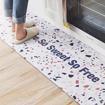 Oilproof and Waterproof PVC Kitchen Mat PU Leather Slow Rebound Long Kitchen Rug Non-slip Kitchen Bath Floor Mat Doormat
Oilproof and Waterproof PVC Kitchen Mat PU Leather Slow Rebound Long Kitchen Rug Non-slip Kitchen Bath Floor Mat Doormat