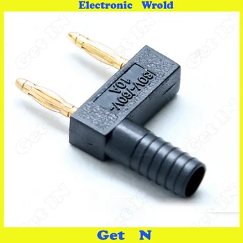 10pcs/Pack 2mm Banana Plug Spacing 12mm Pure Copper Gold Plated Short Circuit Double Row One Female To Two Male Adapter H-2042
10pcs/Pack 2mm Banana Plug Spacing 12mm Pure Copper Gold Plated Short Circuit Double Row One Female To Two Male Adapter H-2042