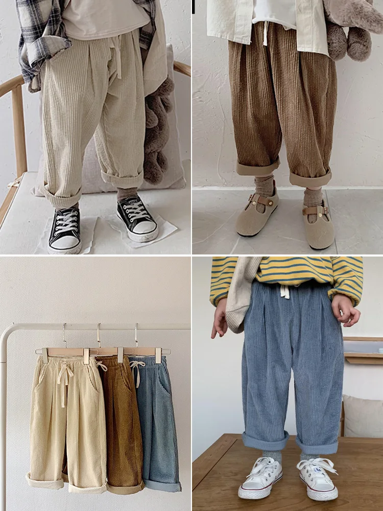 Boys Trousers Spring and Autumn Tide Solid Color Causal Fashion Pant 2019 Children Loose Corduroy Kids Straight Cotton Trousers
Boys Trousers Spring and Autumn Tide Solid Color Causal Fashion Pant 2019 Children Loose Corduroy Kids Straight Cotton Trousers
