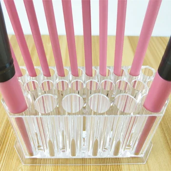 1pc 26 Holes Clear Transparent Acrylic Makeup Brush Stand Organizer for Home Daily Use Girls
1pc 26 Holes Clear Transparent Acrylic Makeup Brush Stand Organizer for Home Daily Use Girls